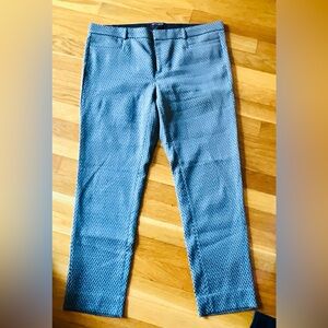 Banana Republic Blue Patterned Capris